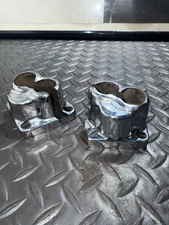 V-Twin Manufacturing Steel Tappet Cover Kit 42-0437 Chrome for Harley Evo 84-98