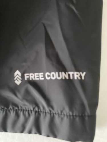 Free Country Jacket women L black hood pocket’s zip up lightweight wind breaker - Picture 12 of 12