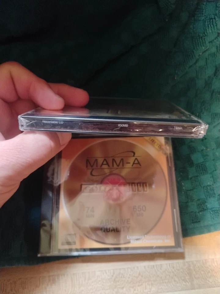 MAM-A CD-R Gold Mitsu  (Lot of 2 New in Sealed Jewel Cases) - Image 3 of 4