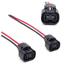 5202 2504 PS24W Bulbs Female Connector Wiring Pigtail Harnesses Compatible
