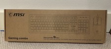MSI S11-04US20T-LAX Black Gaming Combo Keyboard And Mouse NEW SEALED