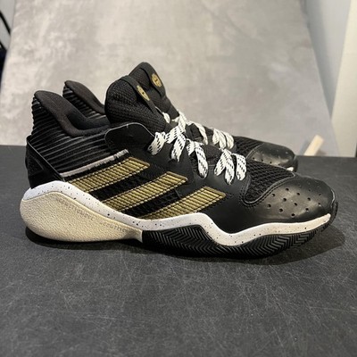 Adidas Harden Stepback Shoes Mens 8 Black Low Top Basketball Sneakers FX7655