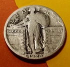 1928 S STANDING LIBERTY Quarter 25¢ 98-Year-Old Coin @ $1 Over Melt*