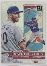 2022 Panini Donruss Diamond Kings Career Stat Line 101/106 Pete Alonso #18 qf8