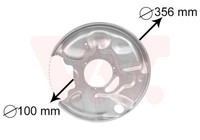Van Wezel 3029373 Spritzblech, Bremsscheibe FüR MERCEDES-BENZ