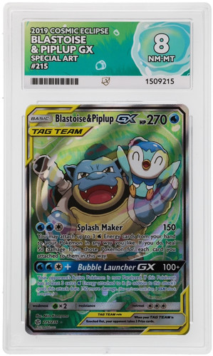 Blastoise & Piplup-GX graded ACE 8 for sale on eBay