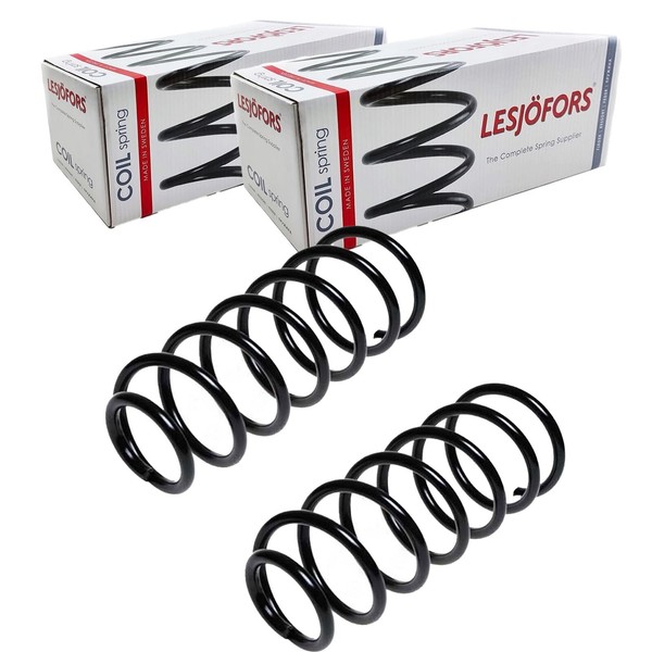 2X LesjÖFors Fahrwerksfedern Vorne Passend FÜR VW Bora Golf Passat Links+Rechts-image