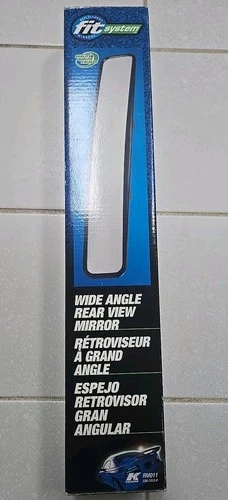 New 18" Wide Angle Rear View Mirror RM011  No Tools Needed