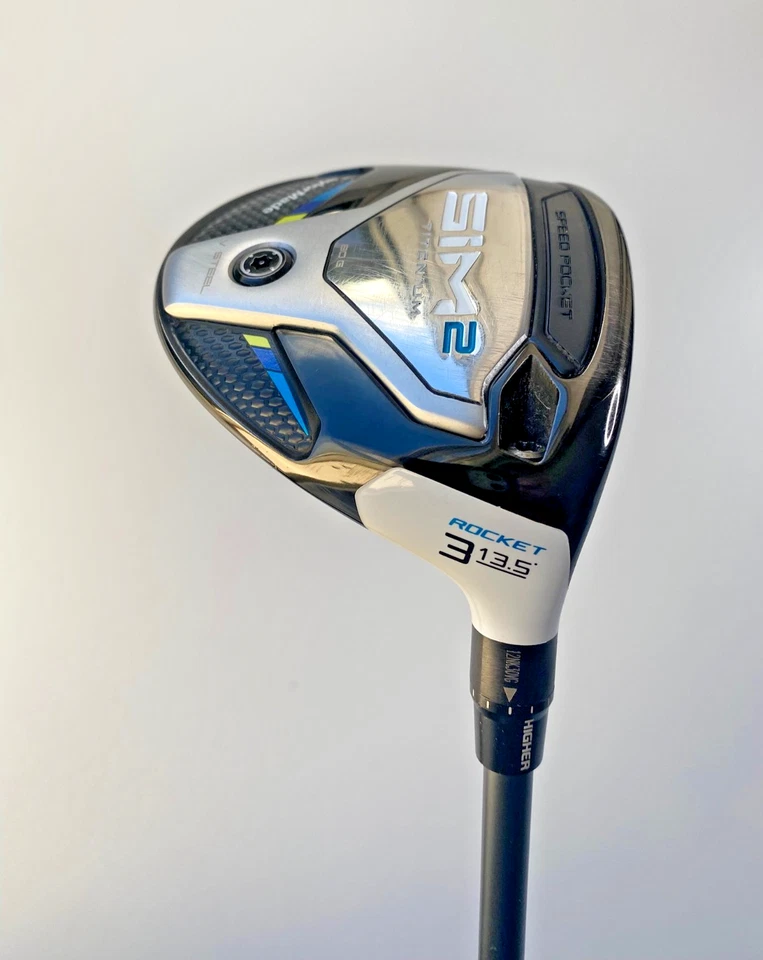 Taylormade SIM2 Titanium Rocket 3 Wood 13.5° Adjustable HZRDUS Smoke 6.5 X Stiff - Image 4 of 4