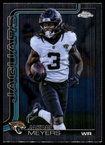Jakobi Meyers 2025 Topps Chrome #176 Jaguars NFL READ FREE SHIPPING AutographDen