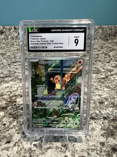 Pokémon TCG Charmander Obsidian Flames ETB Black Star Promo SVP 044 CGC 9