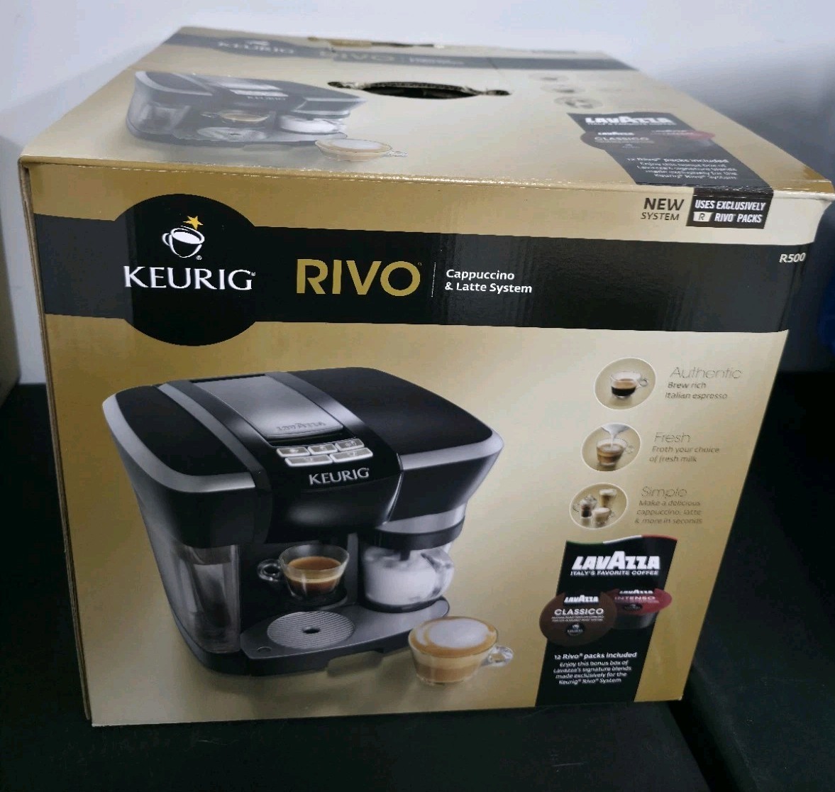 KEURIG RIVO R500 CAPPUCCINO & LATTE SYSTEM - (NEW OPEN BOX)