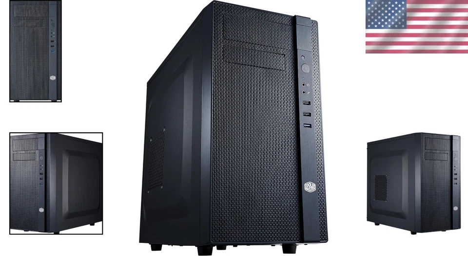 Stylish N200 Mini Tower Case with Removable Dust Filter for Easy Cleaning - Image 2 of 4