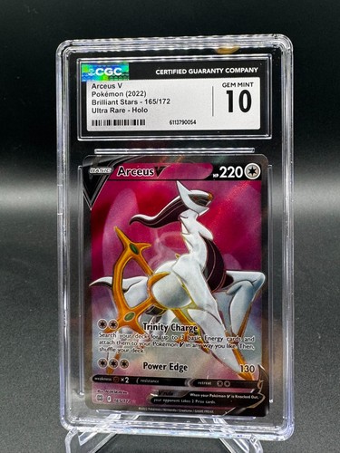 Arceus V graded CGC 10 for sale on eBay