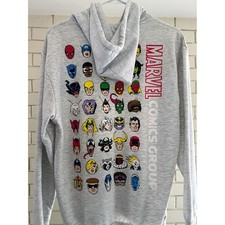 Marvel Boys Logo and Character Sweatshirt Spider-Man Size M SEE VIDEO