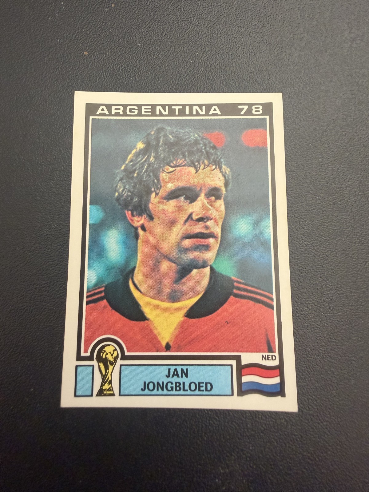 ALBUM FIGURINE PANINI WC ARGENTINA 78 #276 Jan Jongbloed COME DA FOTO
