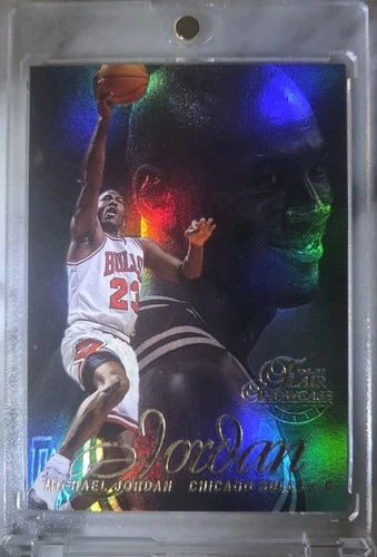 MICHAEL JORDAN 1997/98 FLAIR SHOWCASE #23 ROW 2 BASKETBALL CARD CHICAGO BULLS 🔥