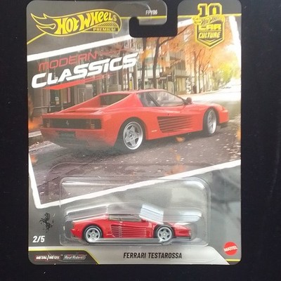 Hot Wheels Premium Car Culture Modern Classics Ferrari Testarossa 1:64     