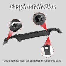 For 2021 2022 2023 Ford F150 Matte Black Front Bumper Lower Valance Molding Trim