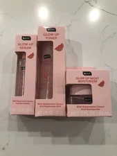 B Pure Glow Up Serum, Toner and Moisturizer