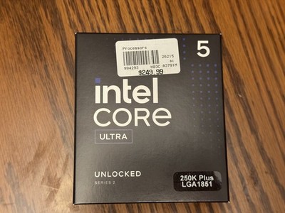 Intel Core Ultra 5 250K Plus Desktop Processor 18 Core 6P+12E SN 86EQ103604131