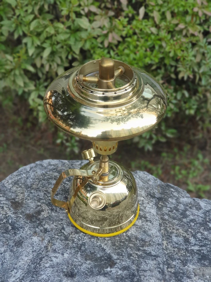 Linterna de mesa estilo Tilley lámpara de latón personalizada TL1 pequeña Foto 3 de 4