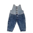 Vintage OshKosh B'Gosh Striped Overalls 18-24M Unisex Toddler