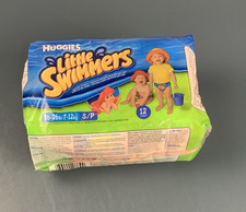 Discontinued VTG NEW 2002 USA Little Mermaid Huggies Little Swimmers 12 CT S/P