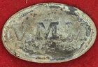 EXCAVATED CIVIL WAR RELIC VMM PLATE RECOVERED GRAND ECORE 8 29 76