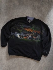 Art Unlimited Vintage 90s Colorado USA Camping Adventure Sweatshirt Size XL