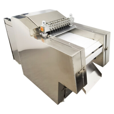 Commercial Auto Poultry Cutter Dicer 220V/60Hz with Conveyor Belt for Meat Shops