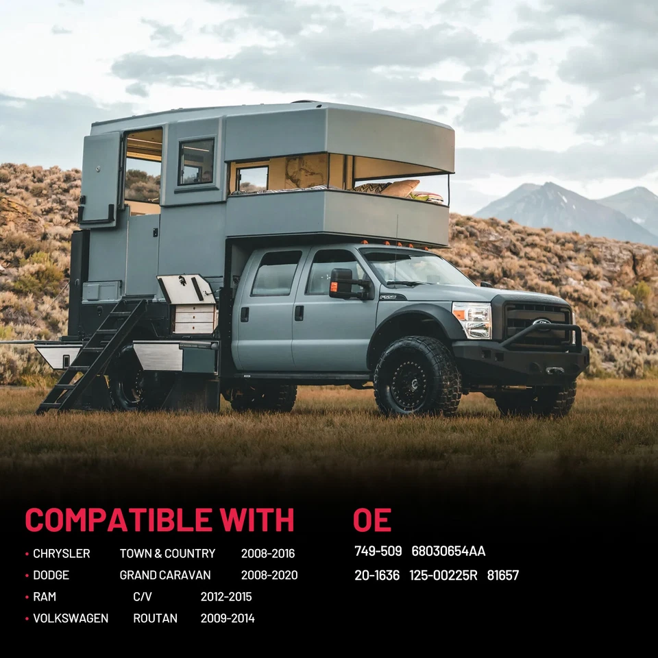 Front Right Window Regulator W/O Motor For Chrysler Town & Country Dodge Ram C/V Foto 4 de 4