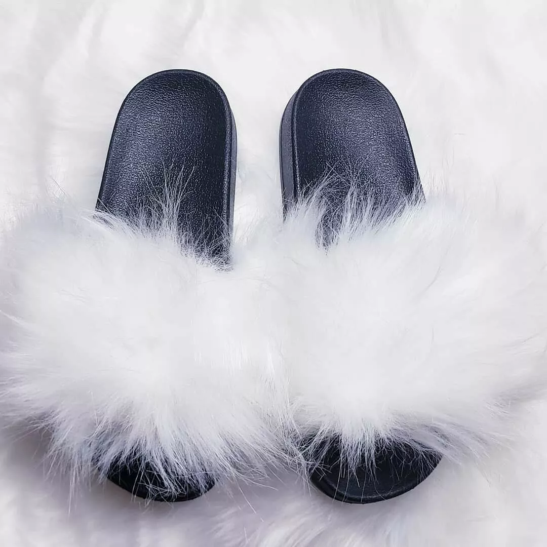 Faux Fur Slippers eBay