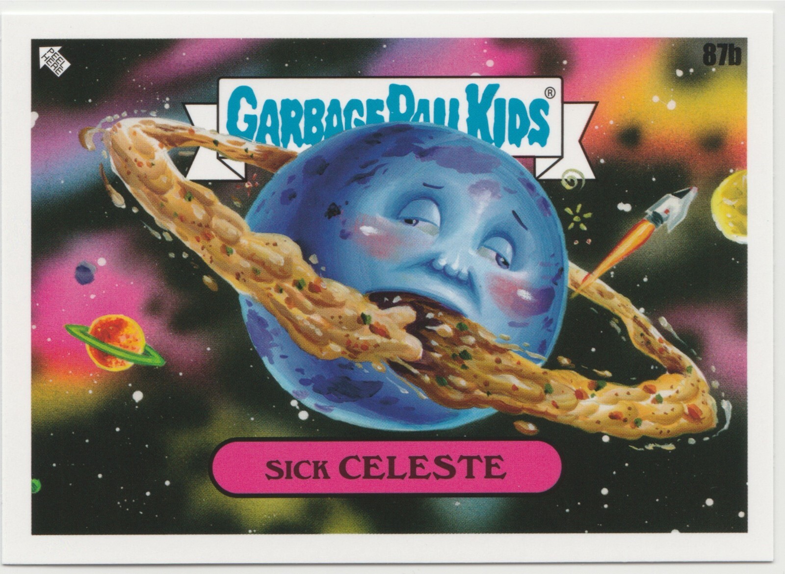 Sick Celeste #87b Garbage Pail Kids GPK 2023 Intergoolactic Mayhem Card