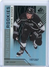 2018-19 SP Game Used Hockey /297 Authentic Rookie AUSTIN WAGNER No.164!
