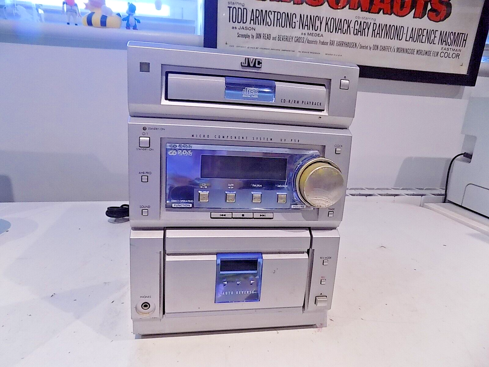 JVCUX-P5RMicroComponentSystemFAULTYSoldasSPARES/PARTS