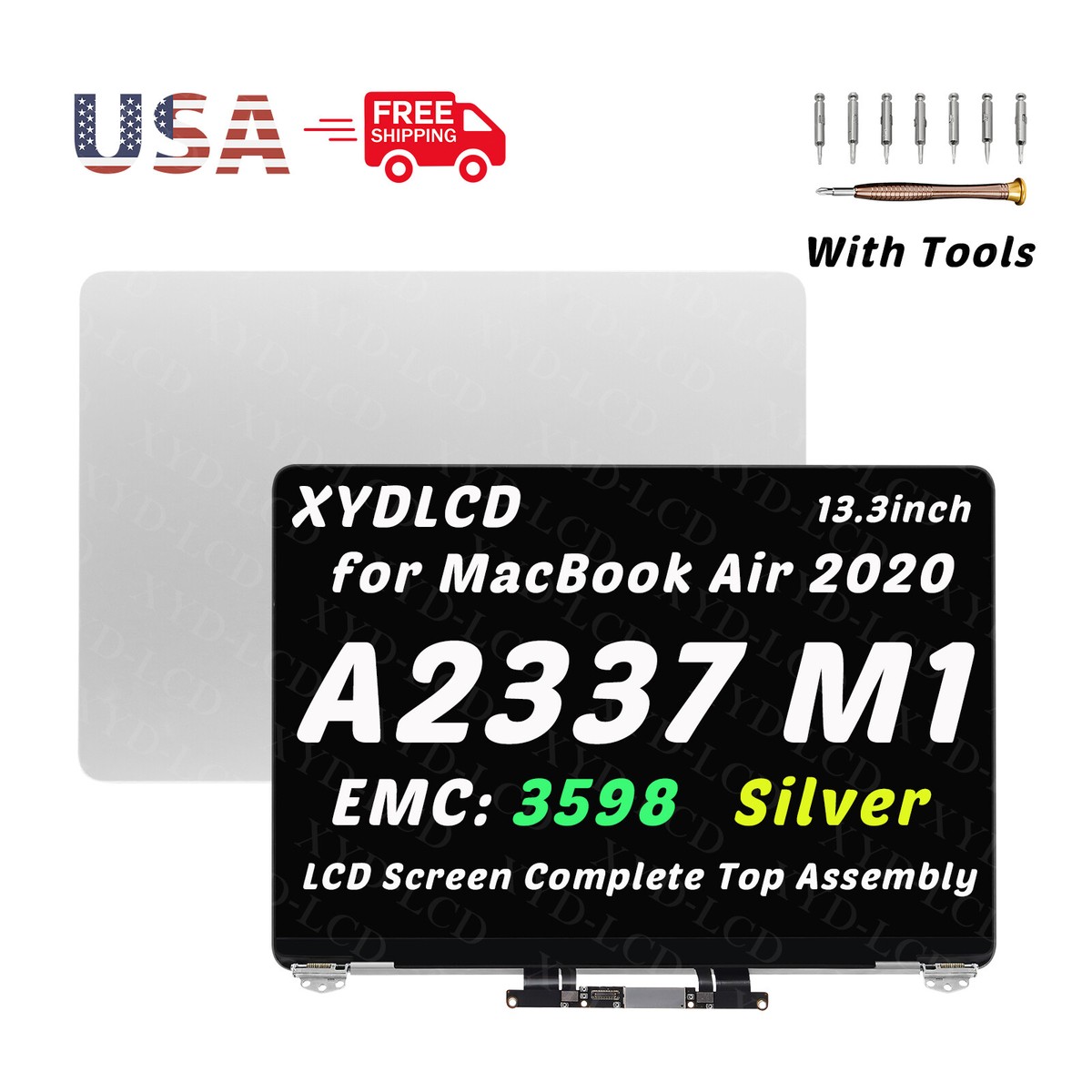 for Macbook Air 2020 A2337 LCD Retina Screen Display TRUE TONE 661