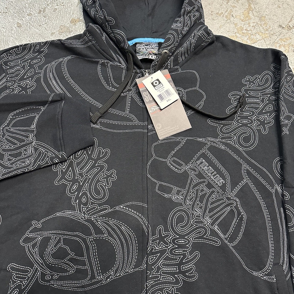 90s SOUTHPOLE リバーシブル ボンバー ジャケット XXL s-l1200.jpg