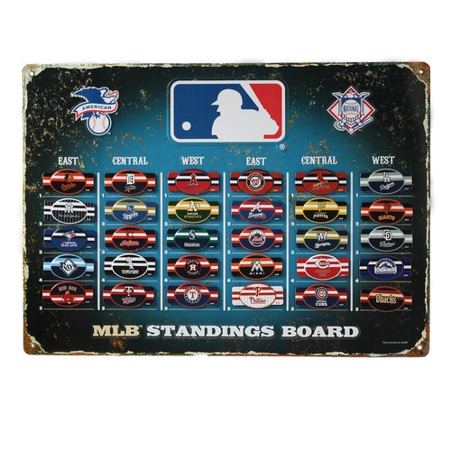 MLB Baseball Standings Display Board with All 30 Team