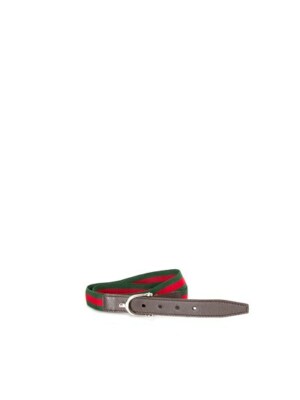 NWT NEW Gucci girls boys blue green red web belt stirrup  display picture 1