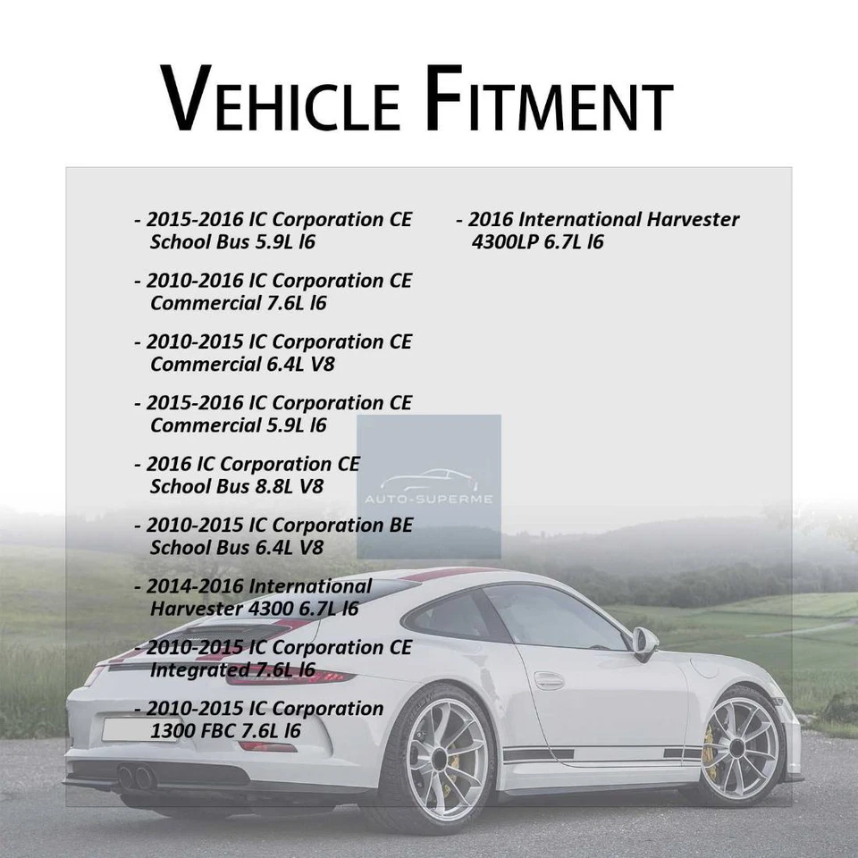 Línea de manguera de freno trasero derecho 2 piezas para IC Corporation CE comercial 5,9 L 2015-2016 Foto 3 de 4