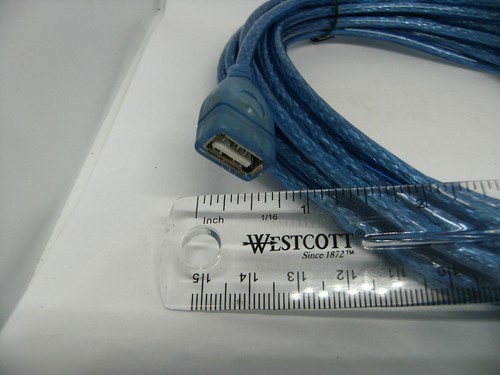 Cavo di prolunga standard USB 2.0 A lungo 5 metri 16 piedi 16 piedi scansione stampante segnale ferrite - Foto 10 di 10