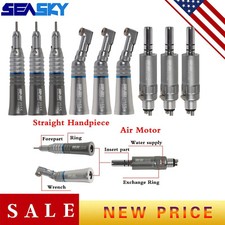 NSK Style Dental Slow Low Speed Handpiece Straight Contra Angle Air Motor 4/2H