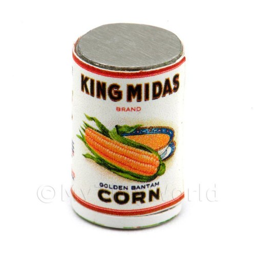 Dolls House Miniature King Midas Golden Corn Can (1920s) - Picture 1 of 1