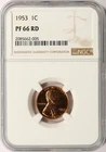 1953 Proof Lincoln Wheat Cent 1c PF66 RD