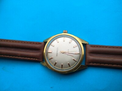 SEIKO 66-8050 GOLD PLATED MENUAL WIND 66A MENS VINTAGE WATCH _1303 