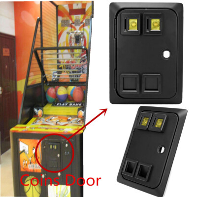 American style Dual coin selector door with needle microswitch for arcade JAMMA