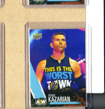Frankie Kazarian-AEW-2021 Upper Deck 1st Edition Card-#27-All Elite Wrestling-NM