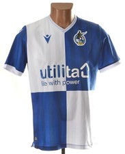 BRISTOL ROVERS 2019/2020 HOME FOOTBALL SHIRT MACRON SIZE S ADULT