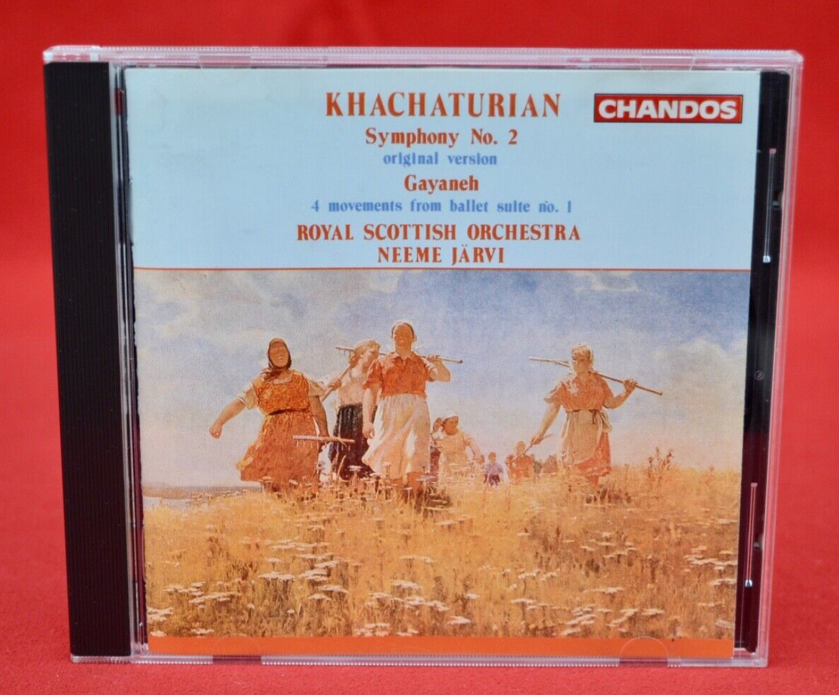 CHANDOS CD:   KHACHATURIAN SYMPHONY NO. 2 - ROYAL SCOTTISH ORCH NEEME JARVI